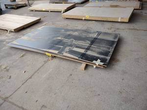 lot 222 image: Black Melamine MDF 12 x 4 x 8...