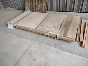lot 227 image: Douglas Fir MDF, 34 x 4 x 6...
