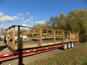 Large Green Treated Used Deck     (For delivery up to approximately 30 miles, call 320-760-8193)