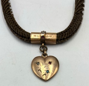 lot 17 image: Antique Victorian Mourning Watch Fob