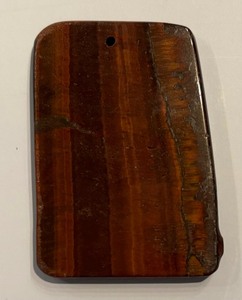 lot 49 image: Three Tigers Eye Pendants