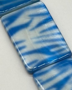 lot 58 image: Three Strands of Square Bead Strands