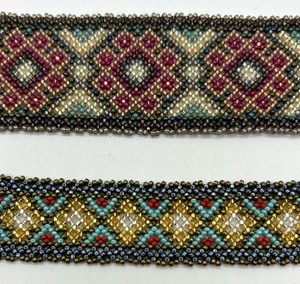 lot 76 image: Two Beautiful Beaded Bracelets