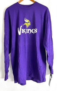 lot 112 image: 4 Minnesota Vikings Football Long Sleeved Shirts