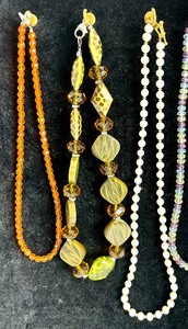 lot 7 image: Grand Grouping of 20 Beautifully Beaded Necklaces