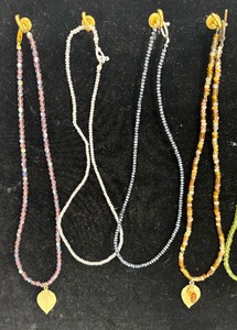 lot 100A image: 20 Terrific Beaded Necklaces