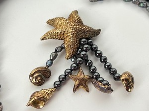 lot 136 image: Kai-Yin Lo Sterling Silver and Color Enhanced Fresh Water Pearl Necklace