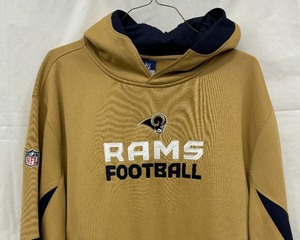 lot 184 image: Reebok St. Louis Rams Hooded Sweatshirt