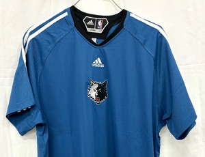 lot 185 image: New Adidas Minnesota Timberwolves Basketball Shirt