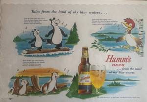 lot 74 image: Hamms Beer Memorabilia