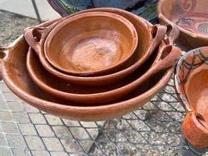 lot 87 image: Terra Cotta Handmade Mexican Pottery