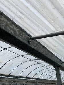 lot 13 image: 33 Greenhouse Lean-To Hoops