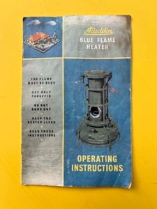 lot 24 image: Vintage Alladin Blue Flame Heater