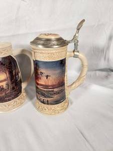 lot 42 image: Variety of Beer Steins