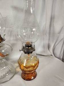 lot 47 image: Variety of Hurricane Oil Lamps