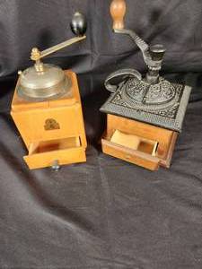 lot 62 image: Vintage Spice and Coffee Grinders