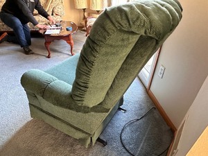 lot 15 image: Upholstered Rocking Chair