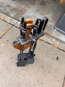 lot 145 image: Fireplace Tools - Like New