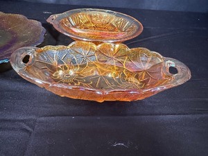 lot 228 image: Variety of Iridescent Indiana Carnival Glass Pieces