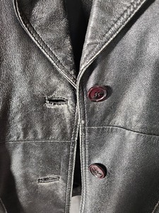 lot 29 image: Wilsons 1990s Fitted Womens Leather Jacket - Size M