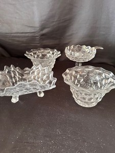 lot 123 image: Variety of Vintage Fostoria American Dishes