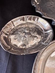 lot 207 image: Silver Plated Serving Pieces