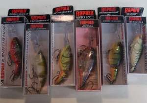 lot 56 image: RAPALA BRAND NEW LURES IN BOX