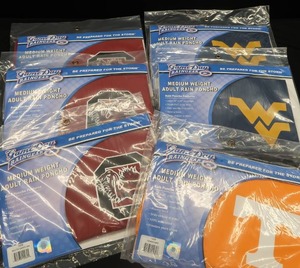 lot 97 image: NEW IN BAG SPORTS RAIN PONCHOS