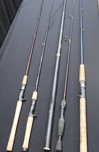 lot 131 image: FISHING POLES LOT OF 5