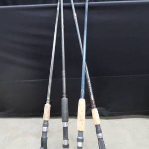 lot 133 image: FISHING POLES LOT OF 4