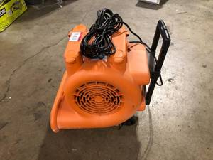 RIDGID 1625 CFM 3-Speed Portable Blower Fan Air Mover with Collapsible Handle and Rear Wheels for Water Damage Restoration  Customer Returns See Pictures