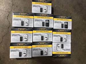 Lot of Assorted Electronic Fingerprint Deadbolt Lock by Defiant Customer Returns See Pictures