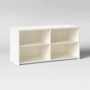 lot 45 image: 40 media console stand in White - Room Essentials