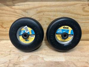 lot 39 image: MARATHON Set of 2- Flat-Free Lawn Mower Tires
