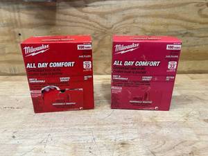 lot 64 image: MILWAUKEE Lot of 2 Cases of- Ear Plugs (100 pairs per case)