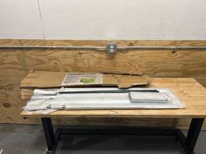 lot 114 image: 8 x 3 x 12 Galvanized Metal Planter Box (missing pieces)