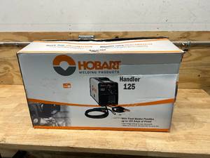 lot 107 image: Hobart Handler 125 Flux-CoreMIG-Ready Welder  Transformer, 120V, 25130 Amp Output, Model# 500573