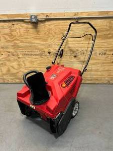lot 40A image: TROY-BILT Squall 21 in. 179 cc Single-Stage Gas Snow Blower with Electric Start and E-Z Chute Control