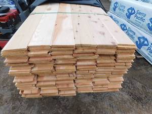 1 x 8 Cedar Tongue & Groove LWP- 4 - 3444 Linear Feet