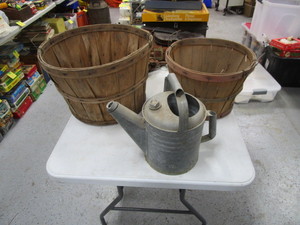 Produce Baskets & Watering Can