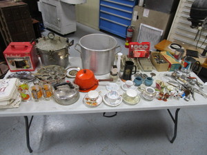 Kitchen Items, Dishes, Misc.