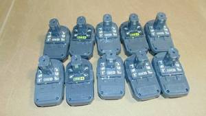 10 Pack Ryobi P102 18 Volt 1.3 Ah One Lithium-Ion Cordless Compact  Battery All Tested Good On Charger