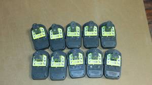 10 Pack Ryobi  P190 2.0 Ah 18 Volt One Lithium-Ion Cordless Compact  Battery All Tested Good On Charger
