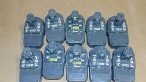 10 Pack Ryobi P102 18 Volt 1.3 Ah One Lithium-Ion Cordless Compact  Battery All Tested Good On Charger