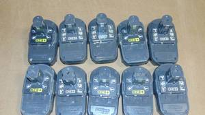 10 Pack Ryobi P102 18 Volt 1.3 Ah One Lithium-Ion Cordless Compact  Battery All Tested Good On Charger