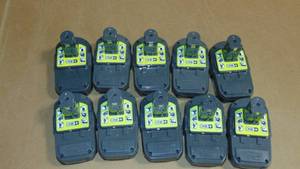 10 Pack Ryobi  P190 2.0 Ah 18 Volt One Lithium-Ion Cordless Compact  Battery All Tested Good On Charger