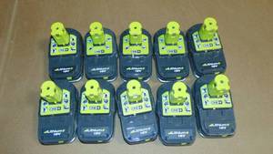 10 Pack Ryobi P107 18 Volt 1.5 Ah One Lithium-Ion Cordless Compact  Battery All Tested Good On Charger