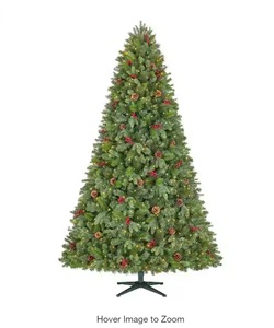 lot 6 image: 7.5 ft. Pre-Lit LED Westwood Fir Artificial Christmas Tree with 650 Warm White Micro Fairy Lights NEW