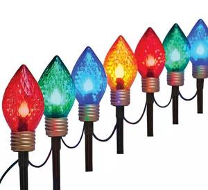 lot 32 image: Member Mark Jumbo Pathway Multicolor LED Lights 12 Count 193968236250 NEW