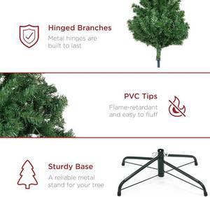 lot 33 image: Joy Spot 6ft Premium Spruce Artificial Holiday Christmas Tree